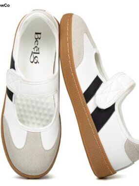 Mary Jane Sneakers for Women Comfortable Ballet Sneakers Casual Non-Slip
